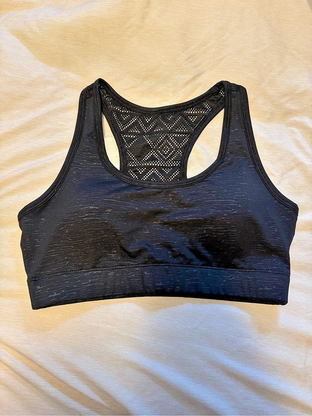 Zyia Active Bomber Bra Black Sports Bra Size Medium